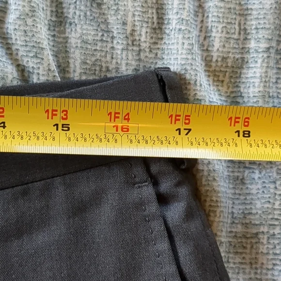 Ermenegildo Zegna Wool Dress Pants 34X28.5 Dark Gray 50 Regular Straight Leg - Picture 13 of 16